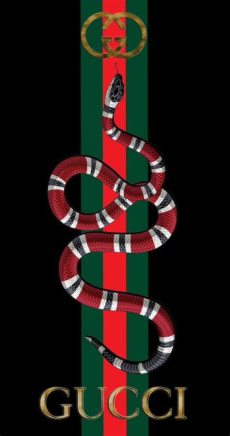 gucci snake iphone wallpaper